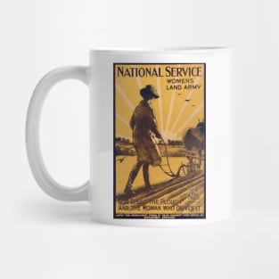 National Service - Women's Land Army Mug